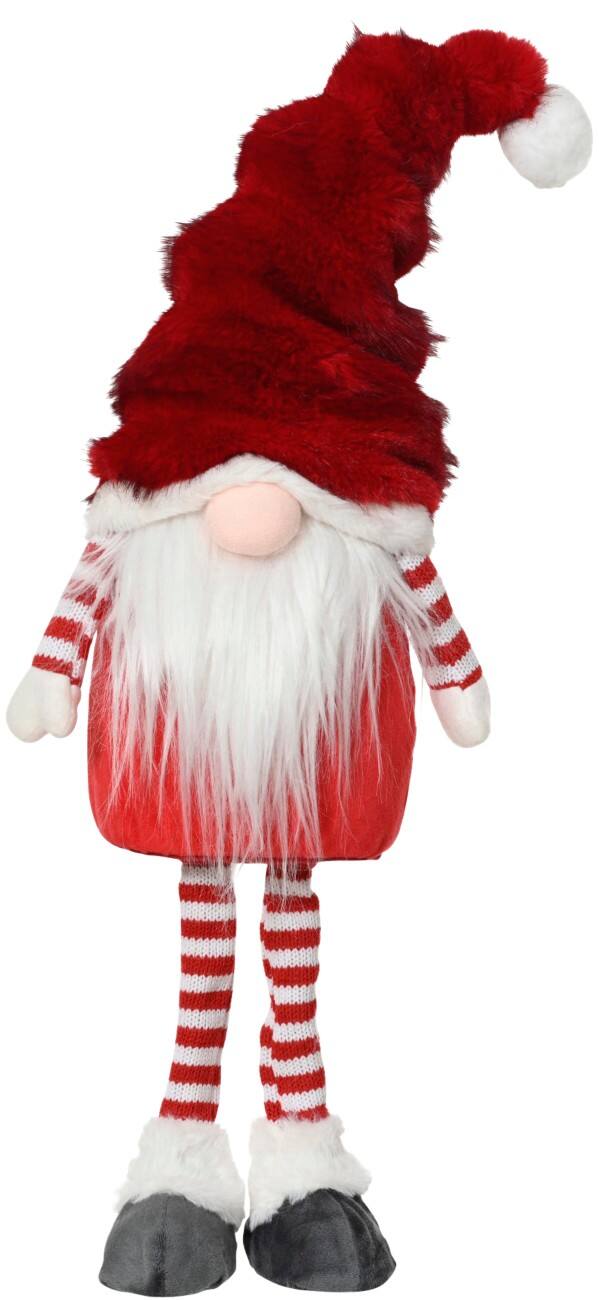 DECORIS Kerstfiguur Staande rode kabouter 52 cm