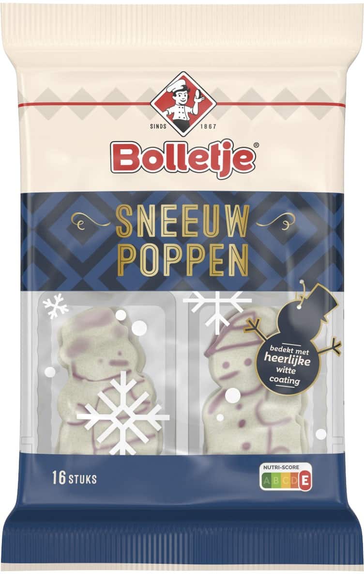 Bolletje Sneeuwpop Chocolade 200 g