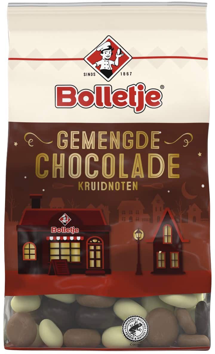 Bolletje Mixed Chocolade Kruidnoten 250 g
