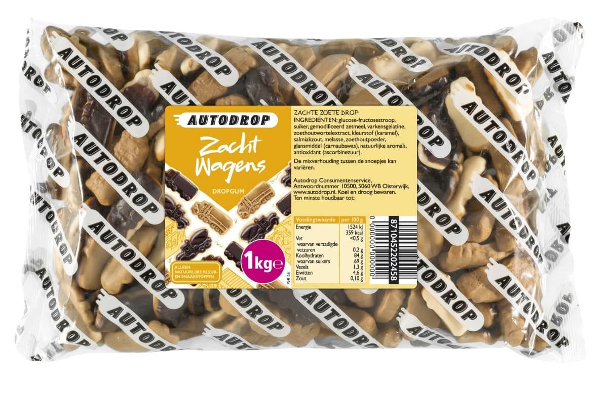 Autodrop Soft Cars Drop Snoep 1 kg