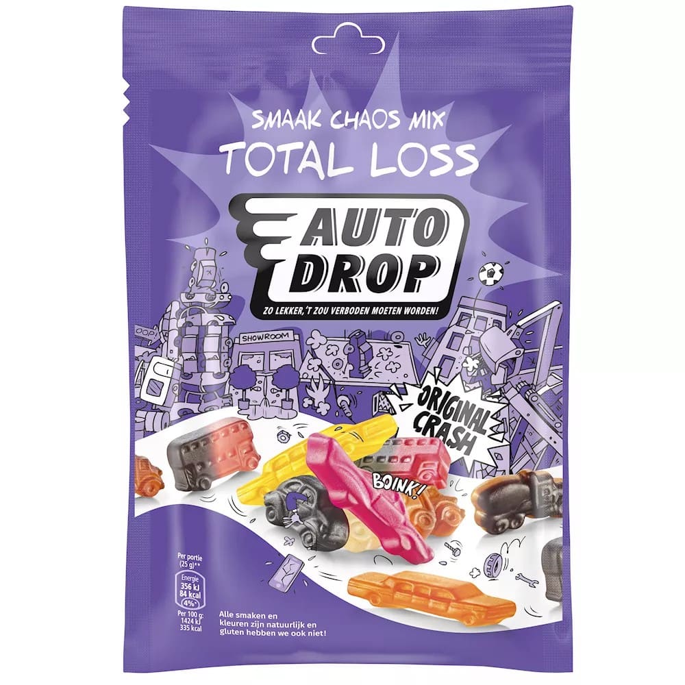 Autodrop Total Loss Assortiment Snoep 150 g