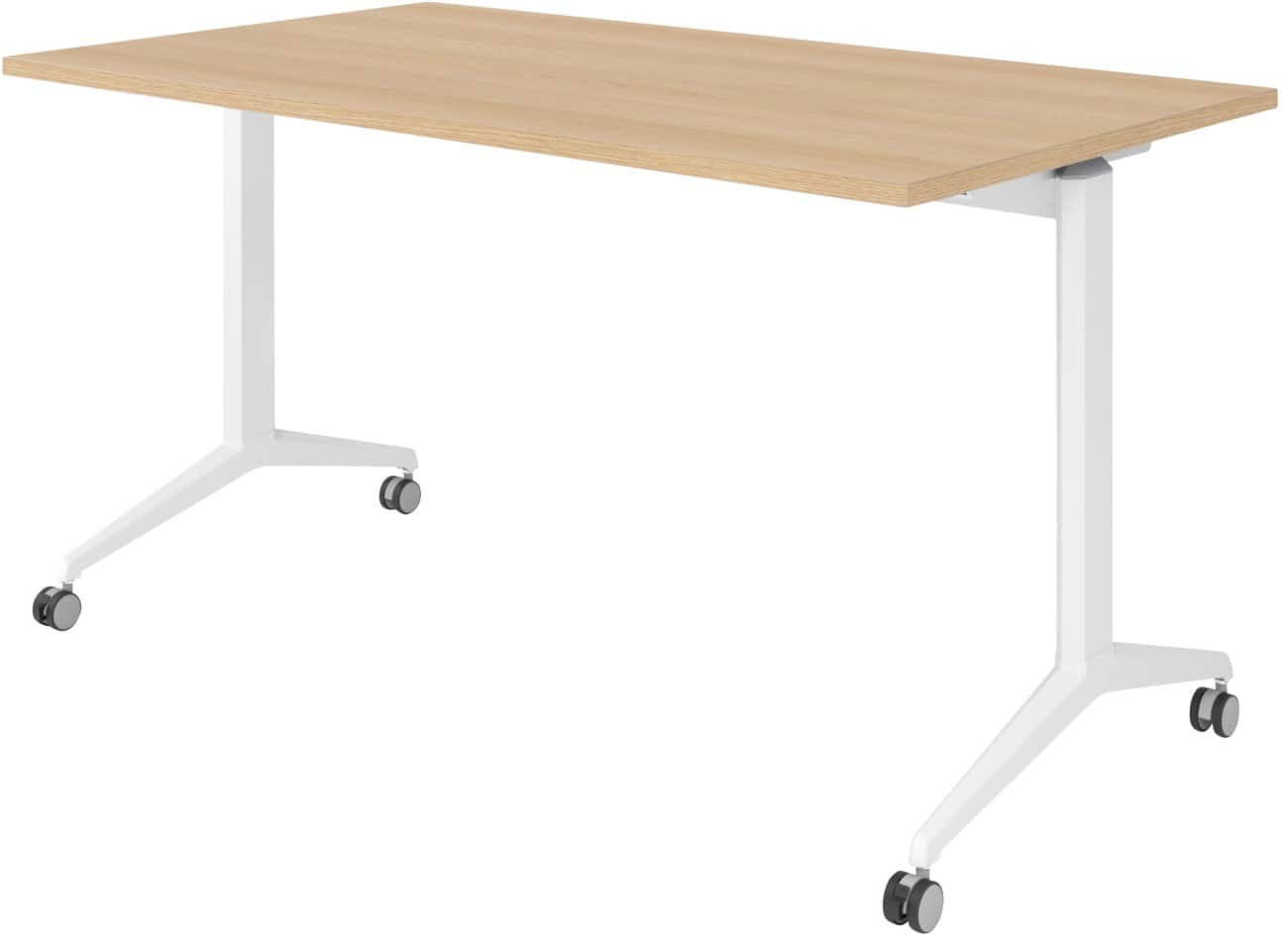 Hammerbacher Klaptafel Spaanplaat, staal Wit 140 x 800 x 750 mm