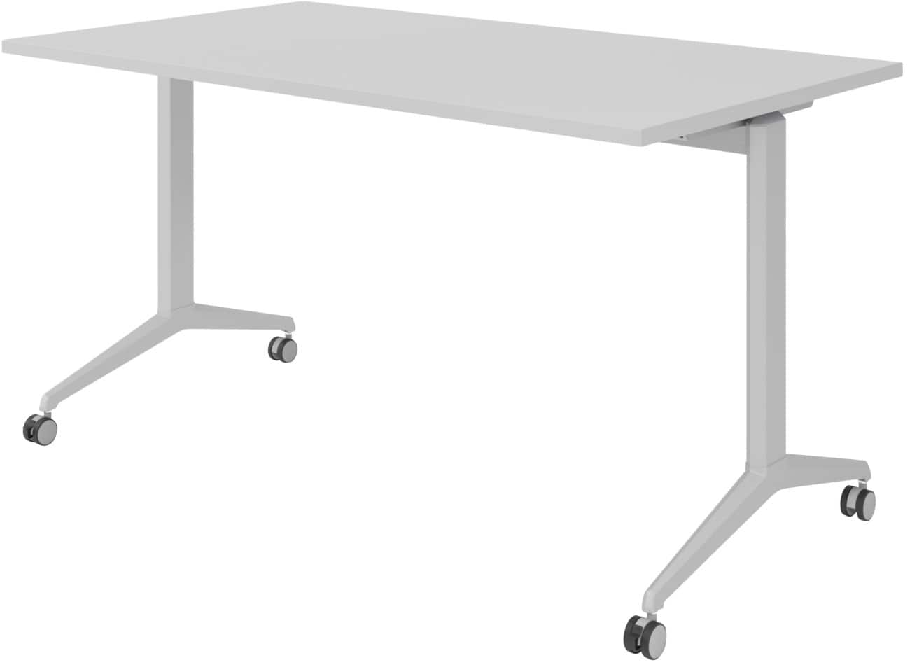 Hammerbacher Klaptafel Spaanplaat, staal Zilver 140 x 800 x 750 mm