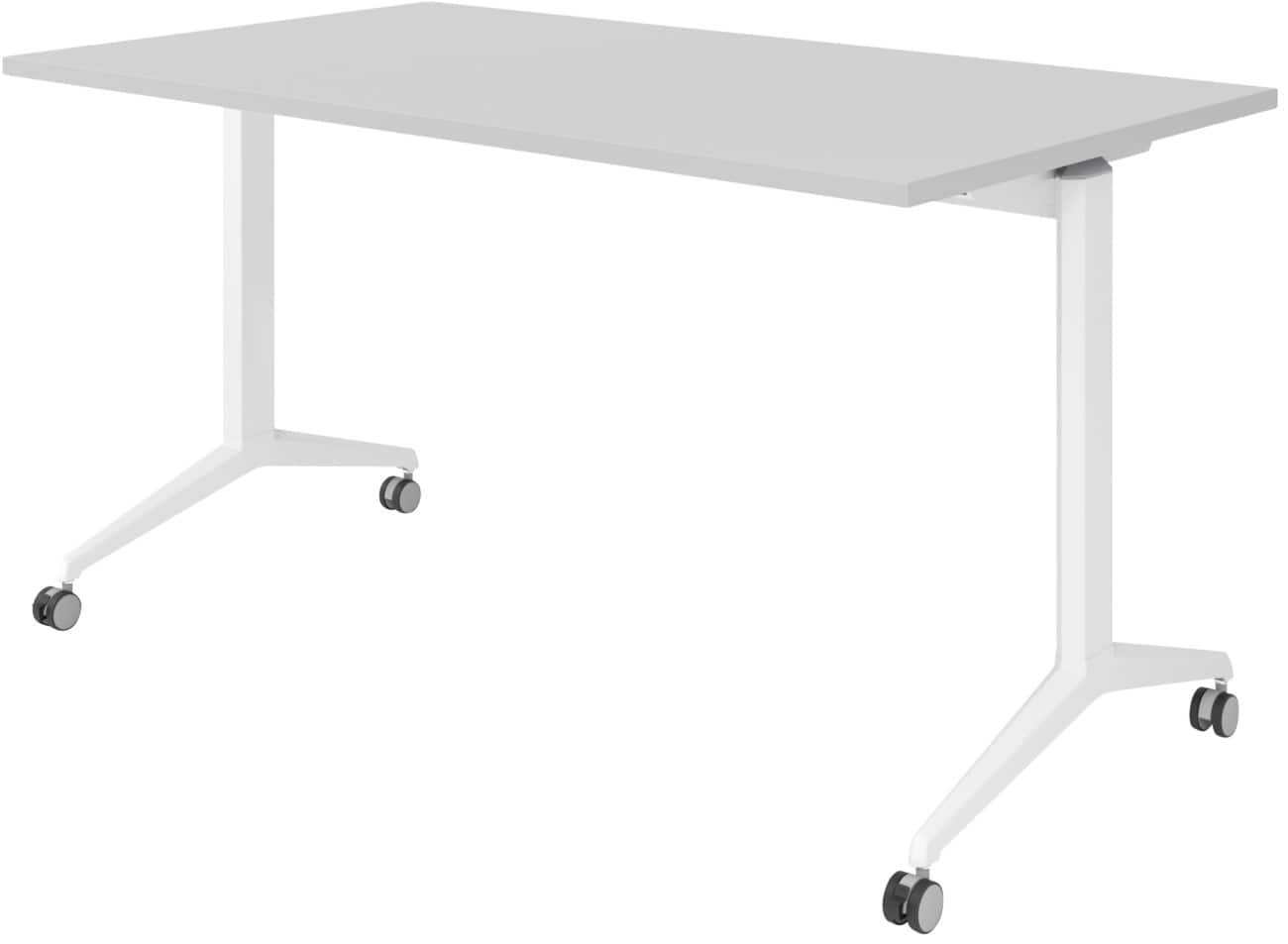Hammerbacher Klaptafel Spaanplaat, staal Wit 140 x 800 x 750 mm