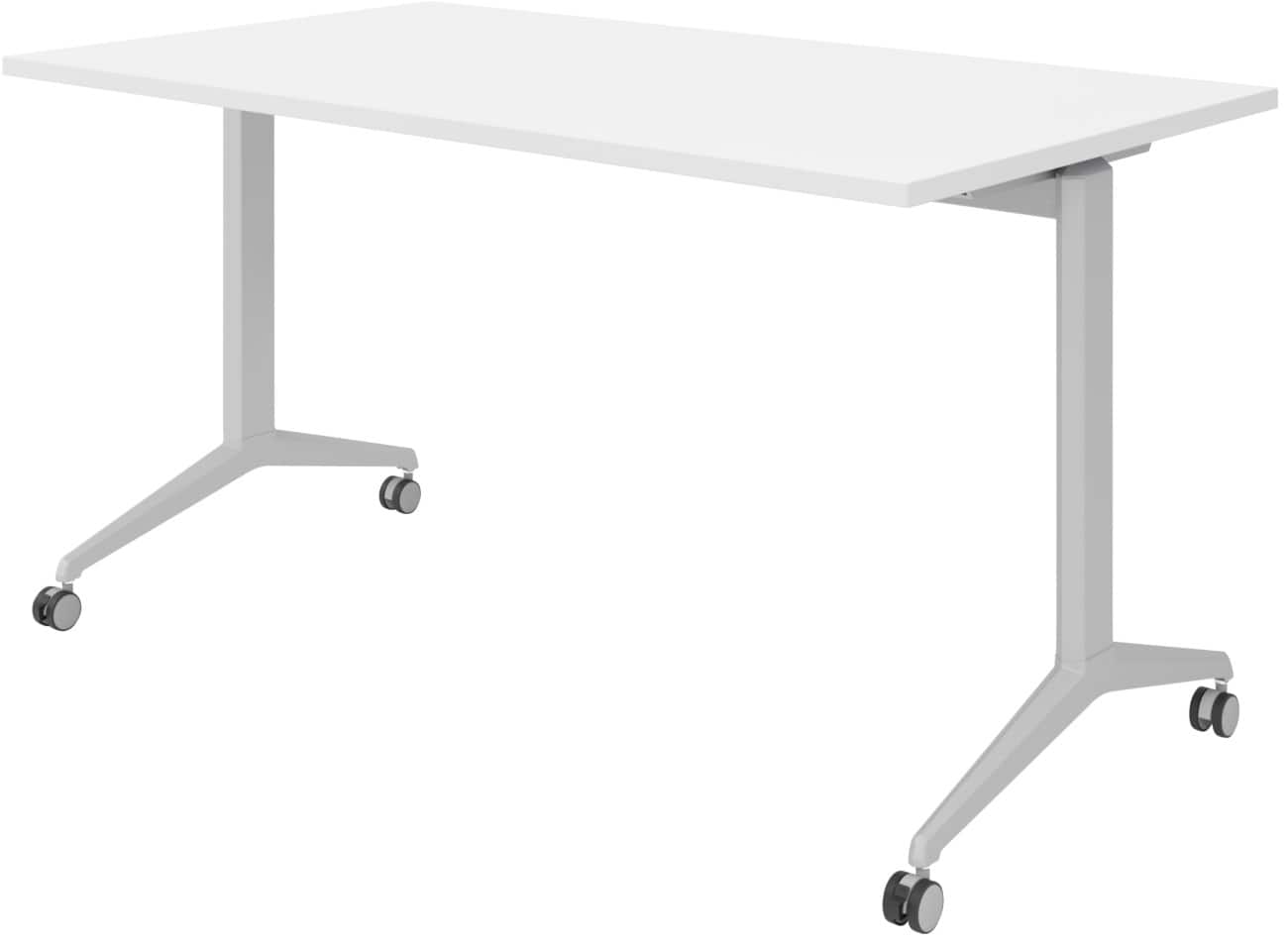 Hammerbacher Klaptafel Spaanplaat, staal Zilver 140 x 800 x 750 mm