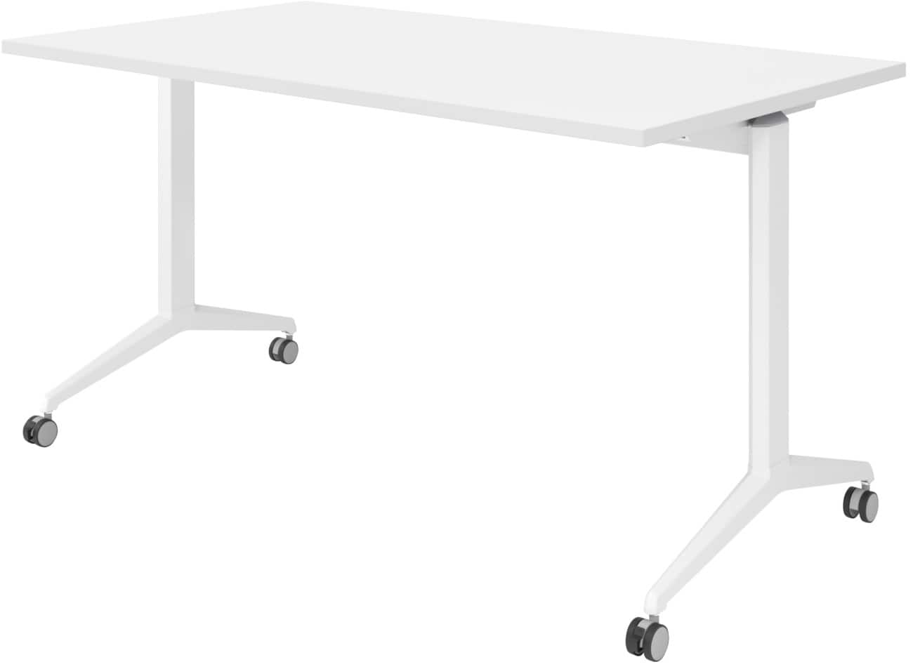 Hammerbacher Klaptafel Spaanplaat, staal Wit 140 x 800 x 750 mm