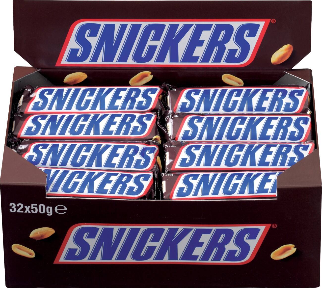 Snickers Chocoladereep Caramel 32 Stuks à 50 g