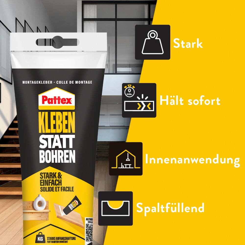 Pattex Kleben statt Bohren Alleslijm Wit 250 g