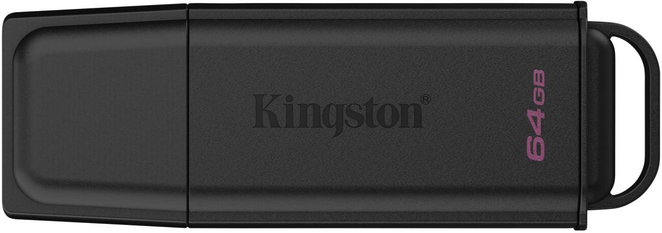 Kingston Technology DataTraveler 64 GB Draagbaar USB-stick 3.2 Gen 1 Exodia Zwart