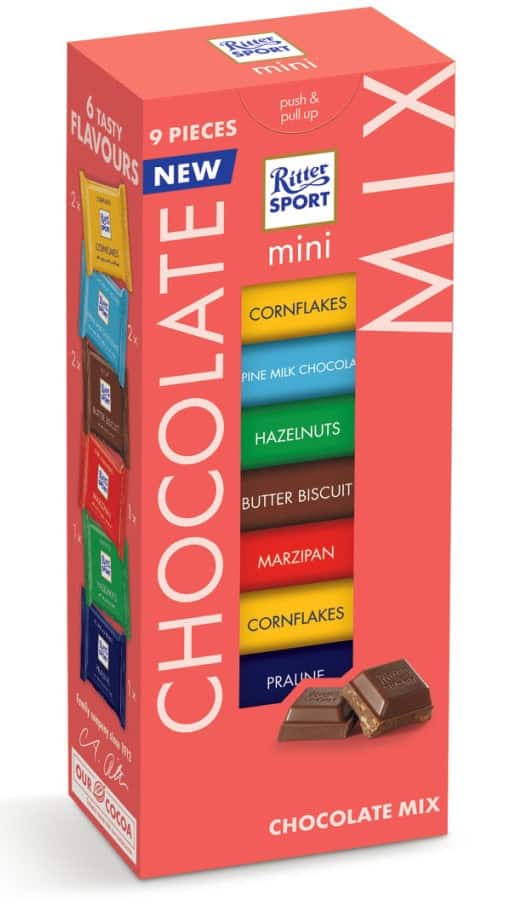 RITTER SPORT Melkchocolade 9 Stuks