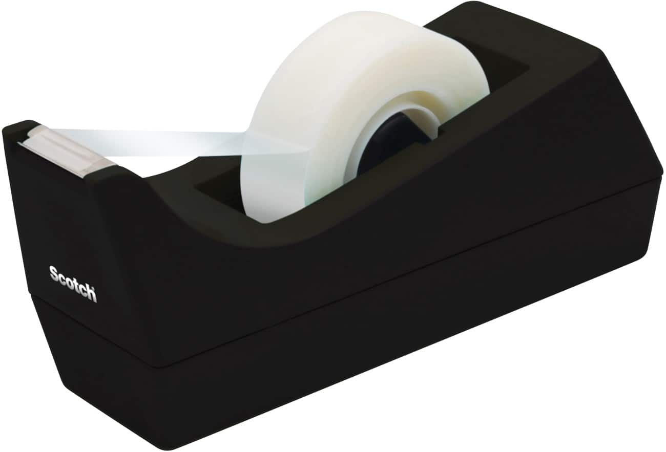 Scotch Plakbandhouder C38S Zwart 158.75 mm (B) x 33 m (L)