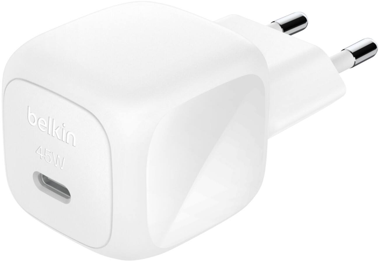 Belkin BoostCharge Compact USB-C Wandlader 45W Wit WCA013KQWH