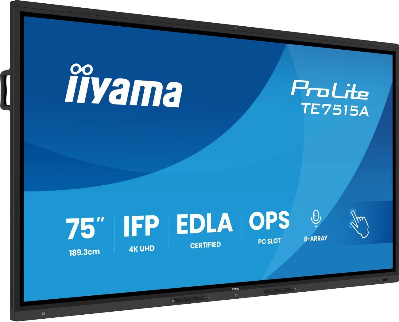 iiyama Signage TE7515A-B2AG 75" Monitor 4K Ultra HD VA 6.5 ms TE7515A-B2AG