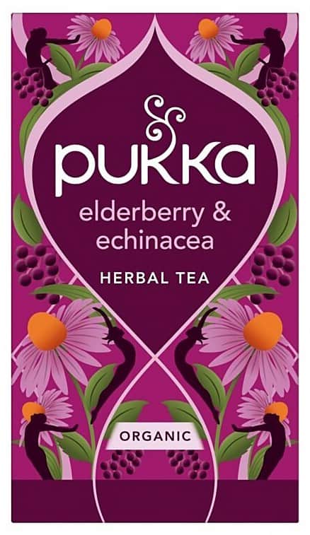 Pukka Vlierbes & Echinacea Kruiden Bio Thee 20 Zakjes