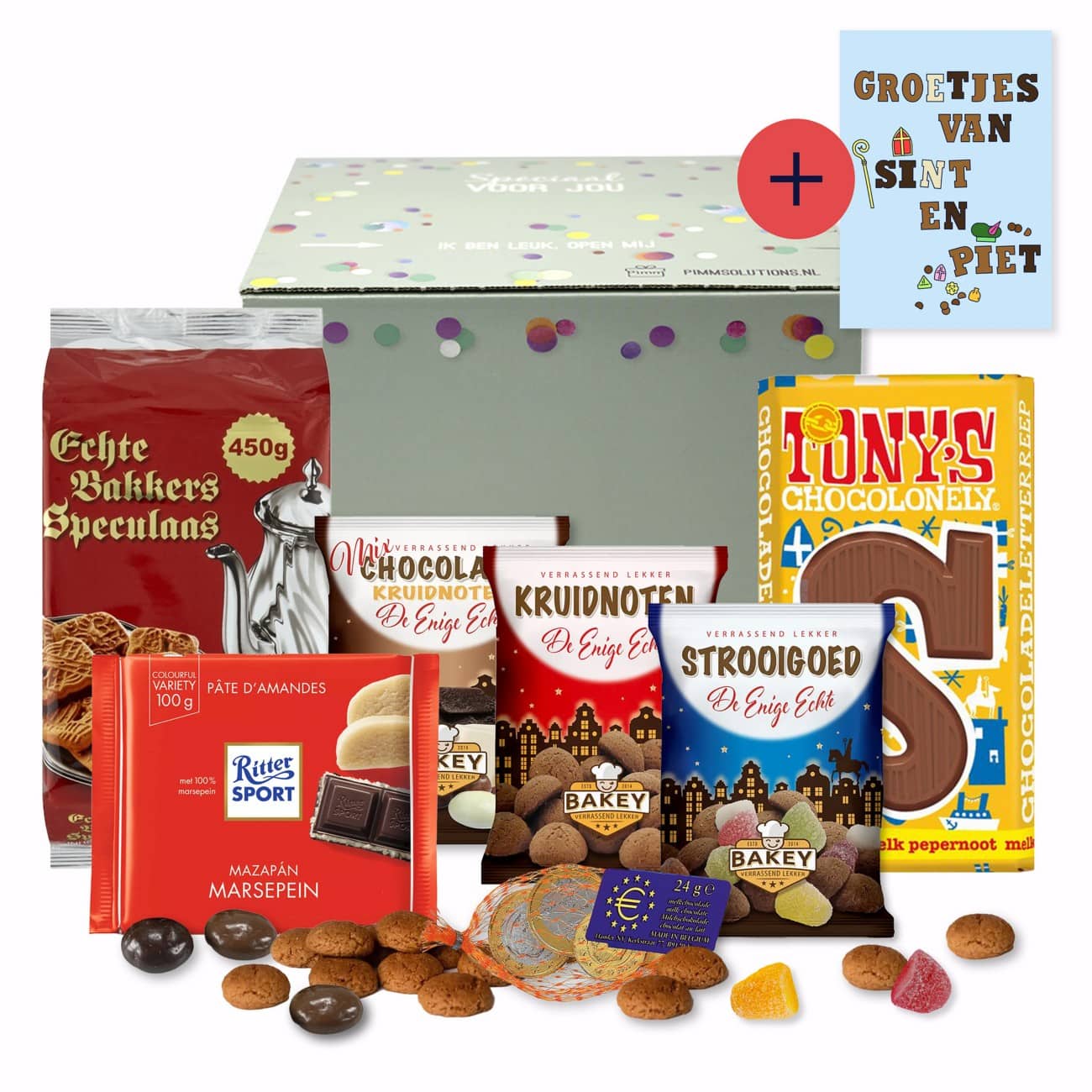 Sinterklaas Geschenkdoos Chocolade Viering 7 Stuks