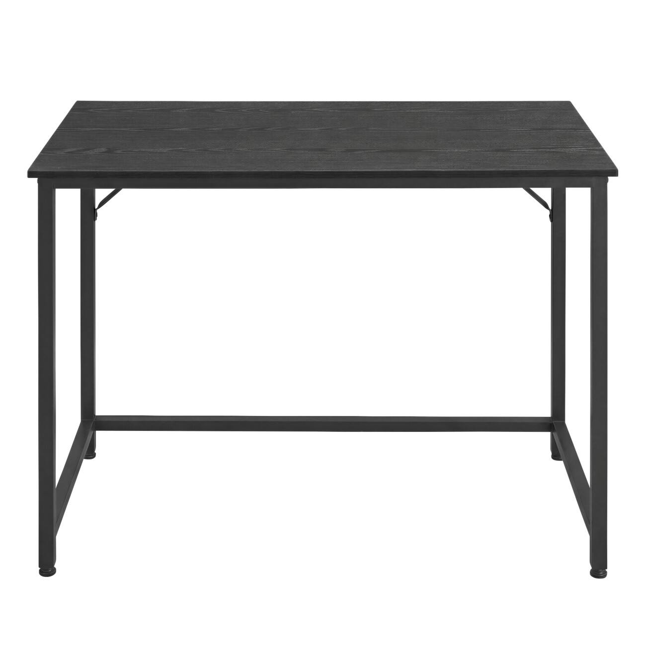 VASAGLE Computertafel Rechthoekig Ebben 4 Metalen Poten 1,000 (B) x 500 (D) x 760 (H) mm Spaanplaat, Staal