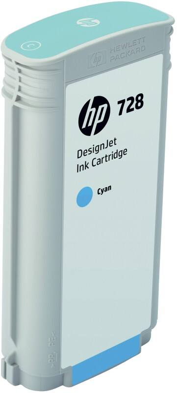 HP 728 originele inktcartridge F9J67A cyaan