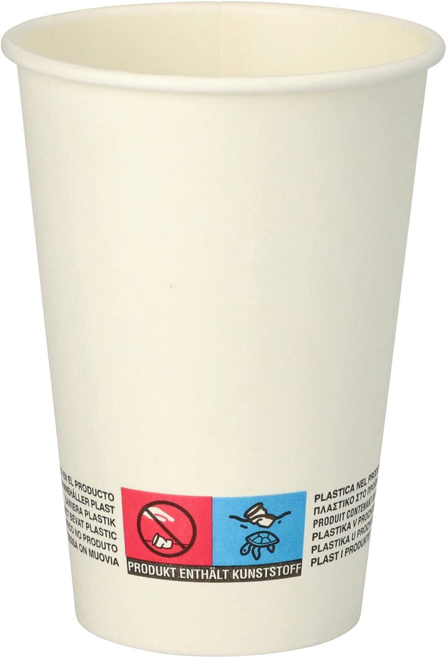PAPSTAR Wegwerpbekers 180 ml Wit 100 Stuks