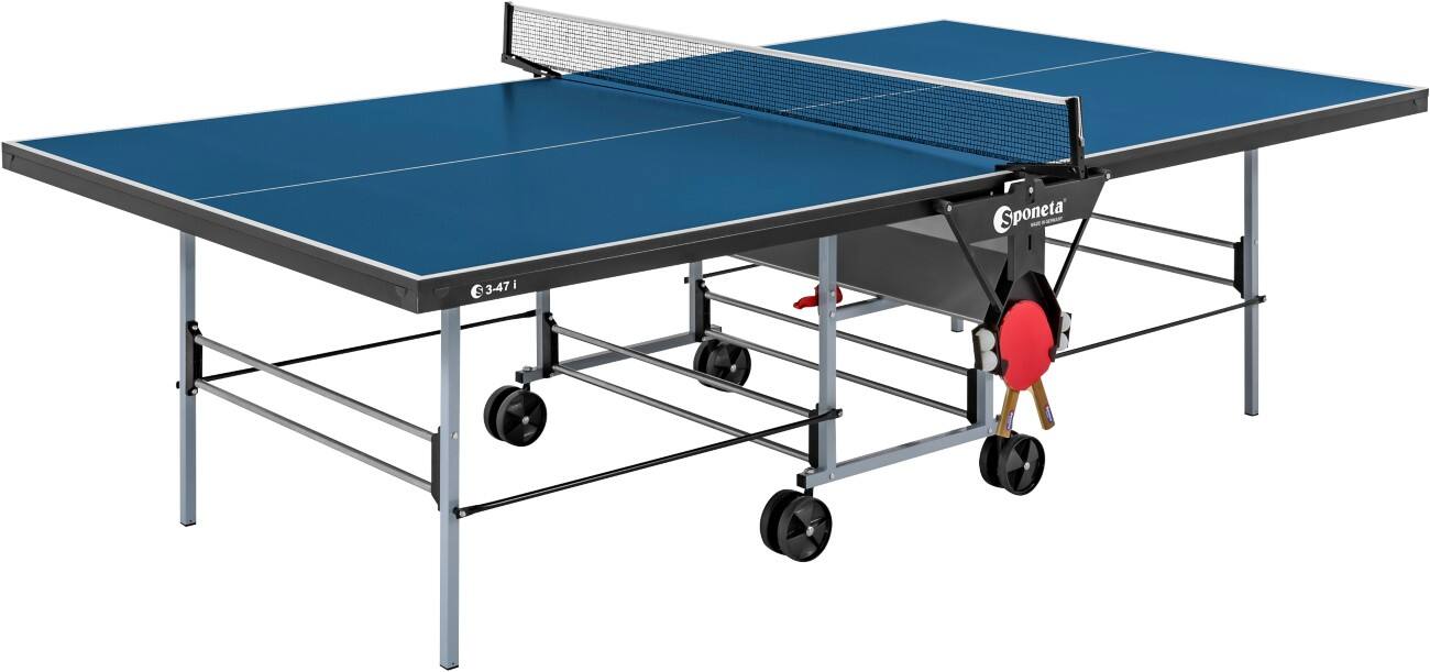 S 3-47 i Tafeltennistafel Melamine, Staal Mobiel