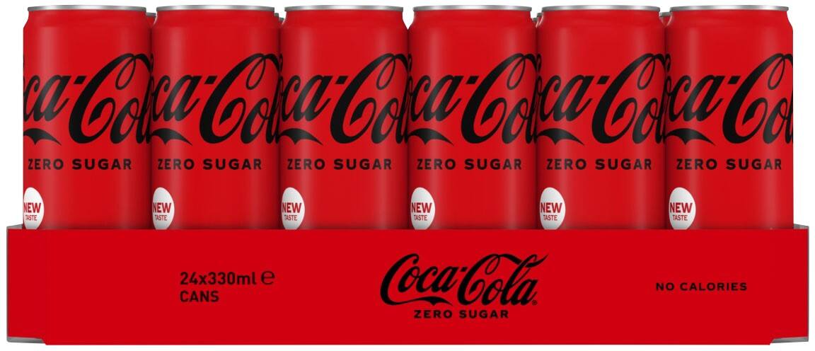Coca-Cola Zero Blikje 24 Stuks à 330 ml