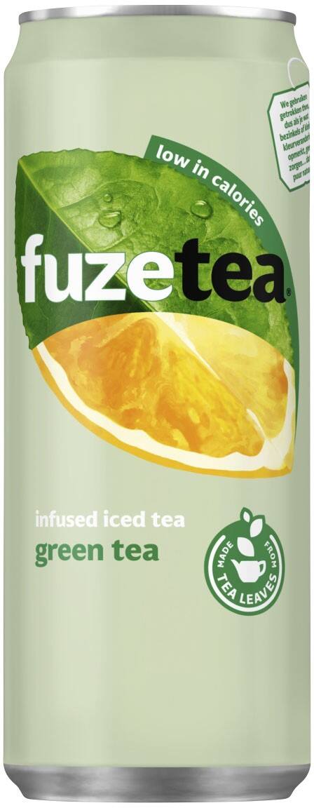 Fuze Tea Green Tea Citrus Blikje 24 Stuks à 330 ml