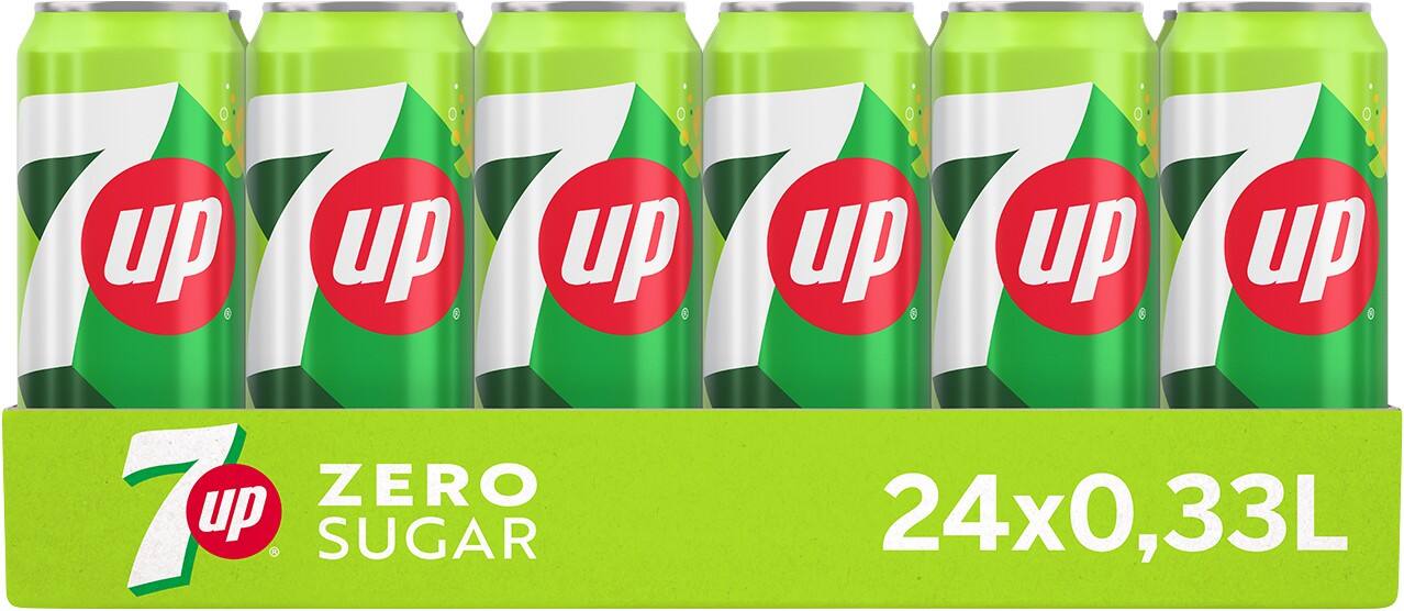7UP Zero Blikje 24 Stuks à 330 ml