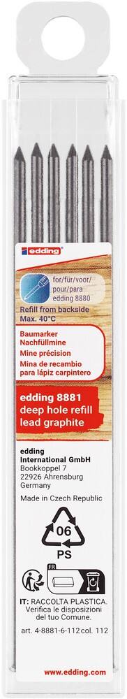 edding Potloodstiften Grafiet 8881 6 Stuks