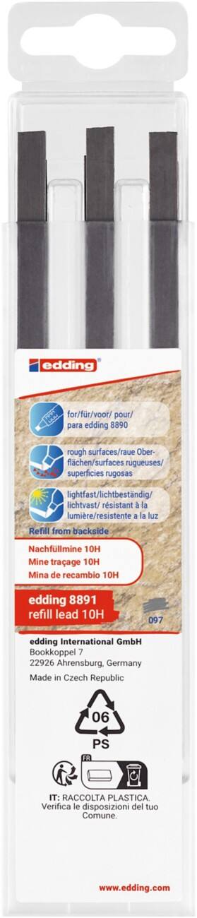 edding Potloodstiften Grafiet 8891 6 Stuks