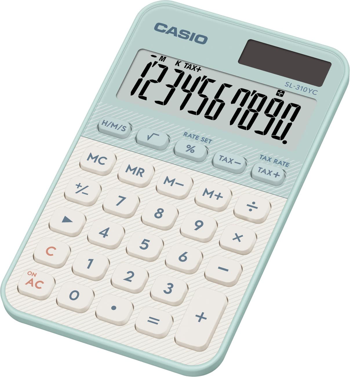 Casio Colorful Zakrekenmachine 10-cijferig display Groen SL-310YC-LG