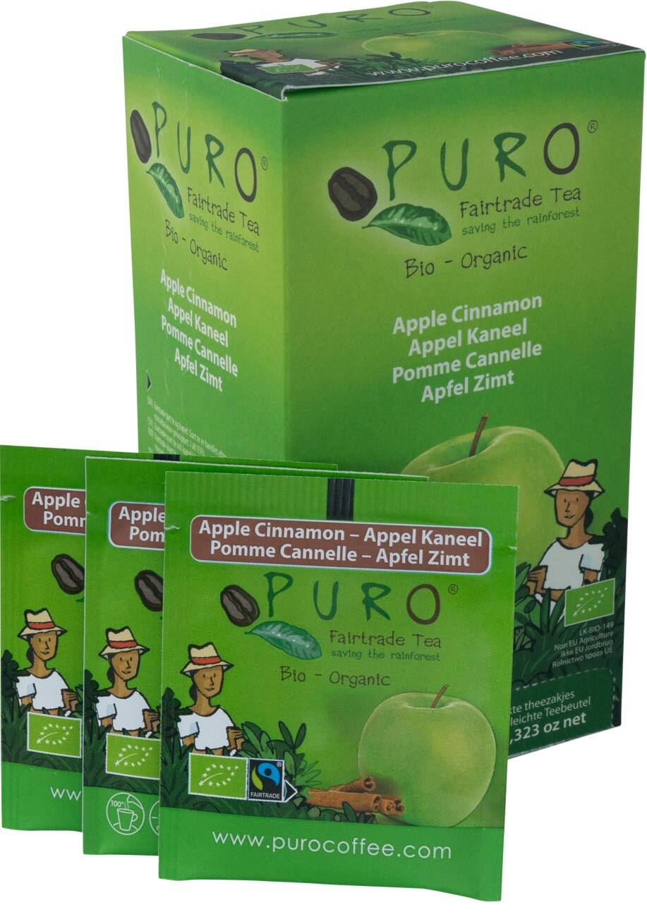 Puro Fruit Thee BIO Appel, kaneel 25 Stuks