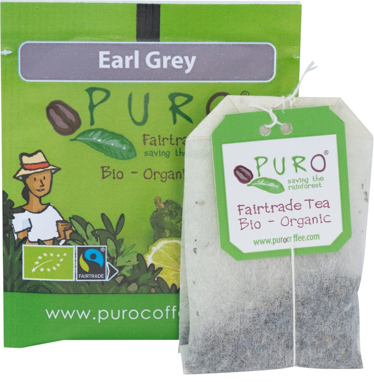 Puro Thee BIO Earl Grey 25 Stuks
