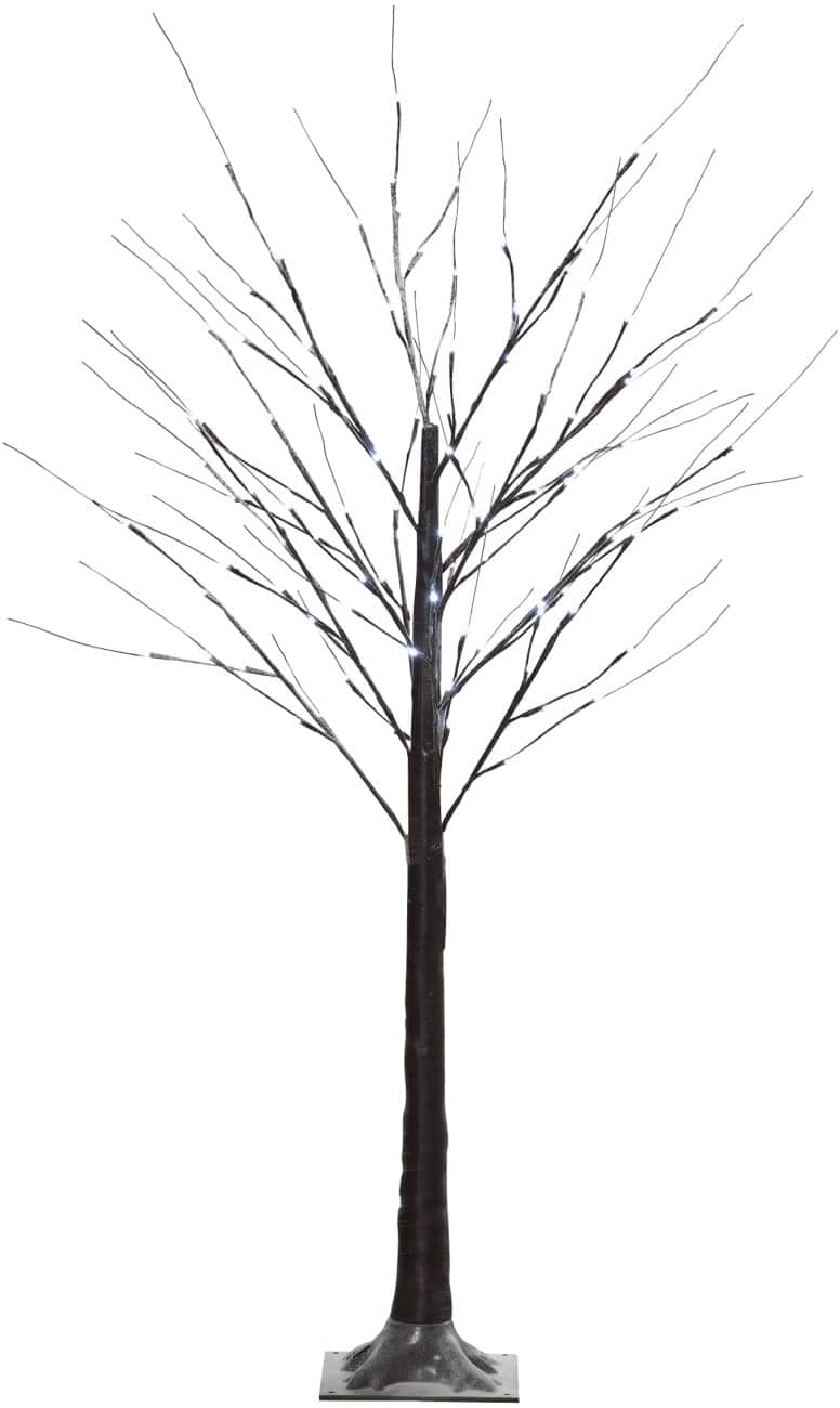 HOMCOM LED Lichtboom Berken Bruin 150 cm