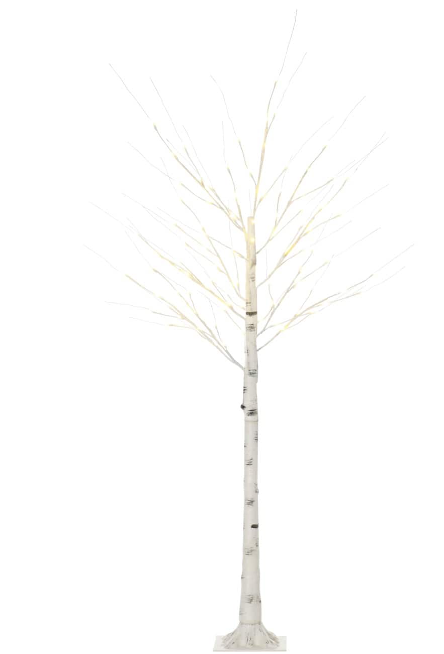 HOMCOM LED Lichtboom Berken Wit 180 cm