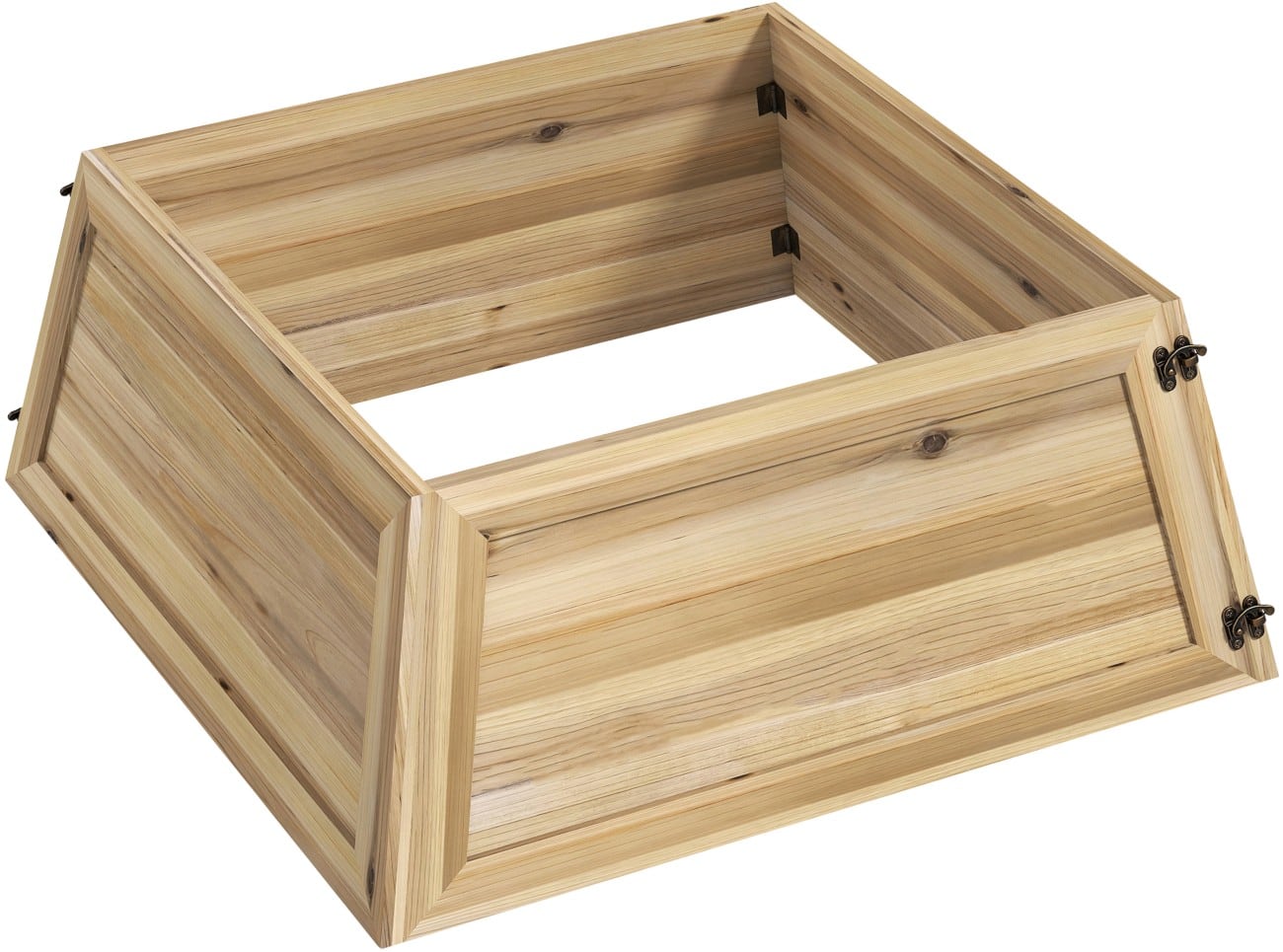 HOMCOM Kerstmis Boomrok Naturel Hout 65 cm