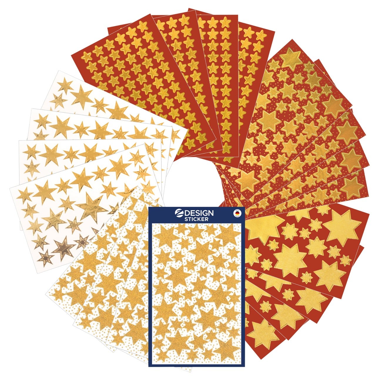 Avery Zweckform Star Stickers Z-Design 51000 Goud 840 stickers op 20 vellen