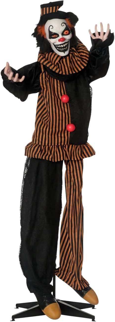 OutSunny Clown Halloween-versiering Kunststof, Polyester Multikleur 120 (L) x 20 (B) x 170 (H) cm