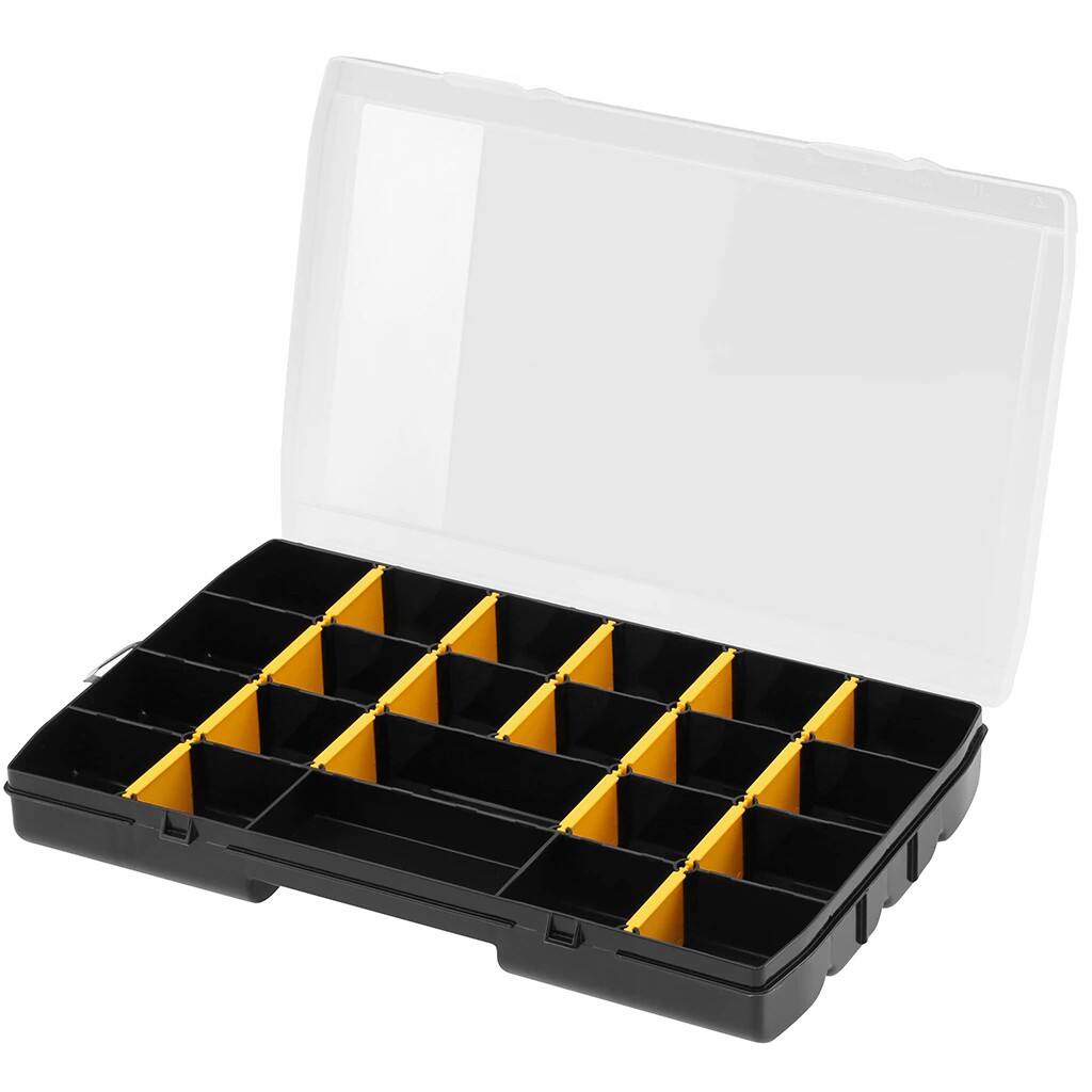 Stanley Essential 17 Sorteerkist voor gereedschap Kunststof 27,2 x 18,9 x 4,6 cm Zwart
