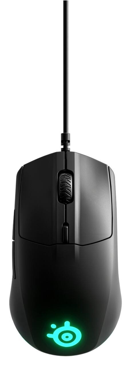 steelseries Rival 3K 62513 Draadloos Gaming-muis Zwart