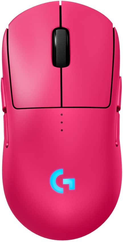 Logitech G Pro 2 Draadloze muis 32000 DPI Magenta 910-007309