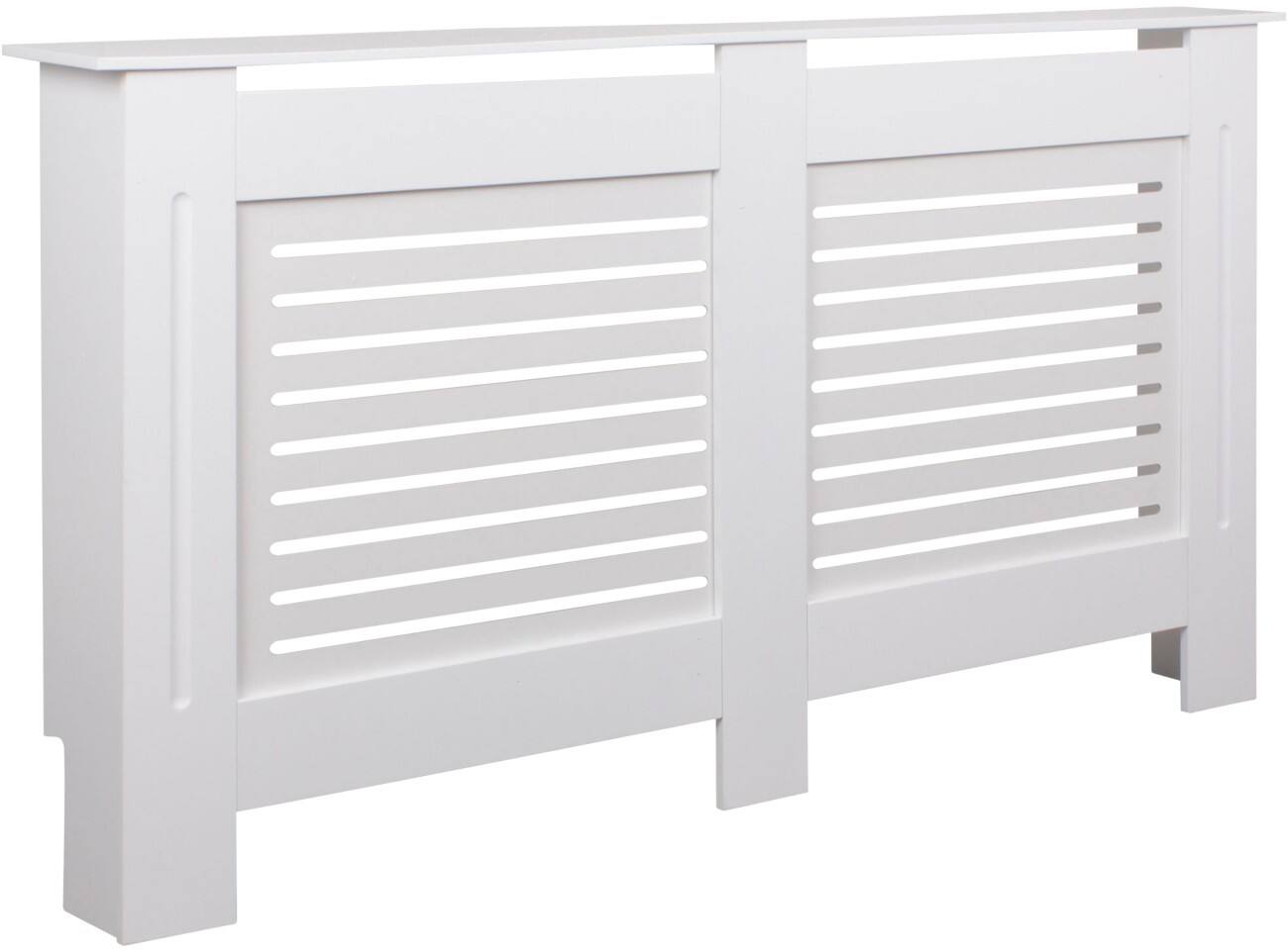 WOHNLING Radiatorombouw MDF (Medium-density fibreboard) 152 x 19 x 83 cm Wit