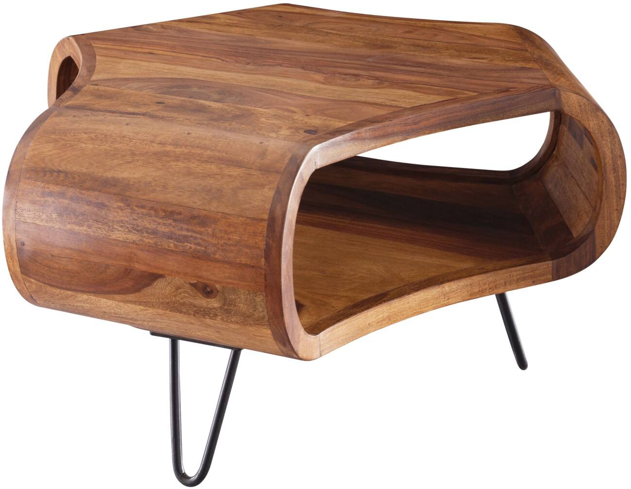 WOHNLING Vrije vorm Koffietafel Bruin 550 x 550 x 380 mm