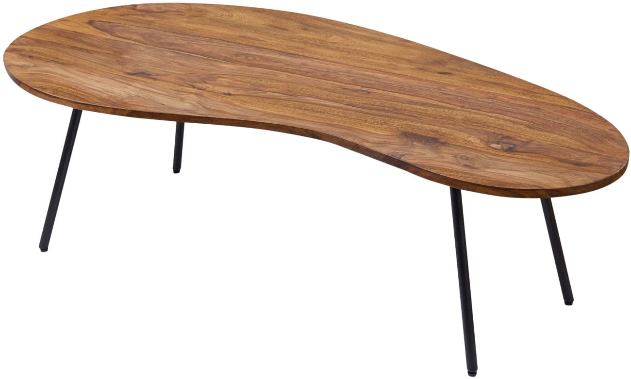 WOHNLING Vrije vorm Koffietafel Bruin 1,220 x 630 x 360 mm