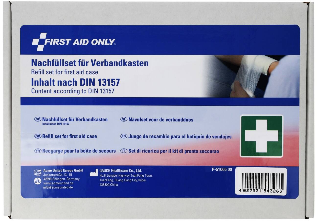 EHBO-set navulling ‘First Aid Only’ volgens DIN 13157