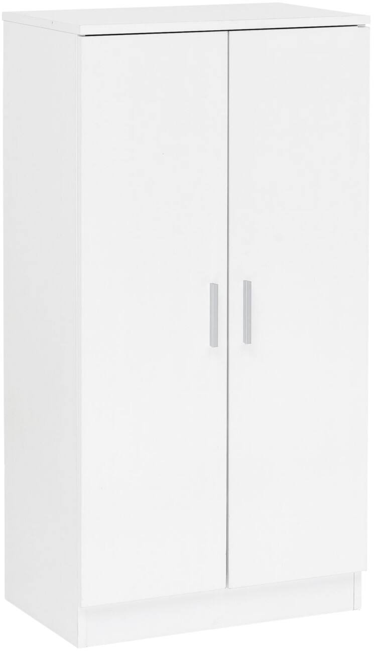 WOHNLING Schoenenkast Melamine, Spaanplaat 55 x 35 x 108 cm Wit