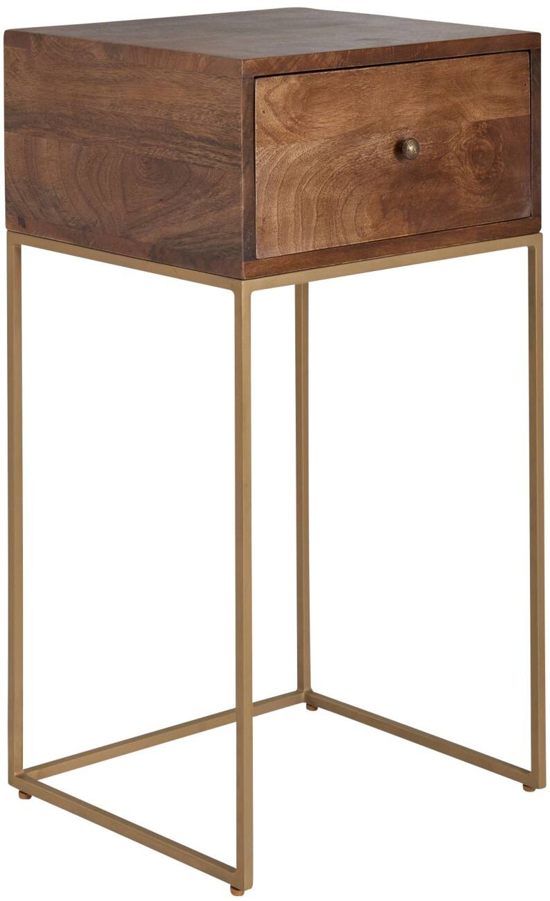 WOHNLING Bijzettafel Wit 400 x 350 x 755 mm