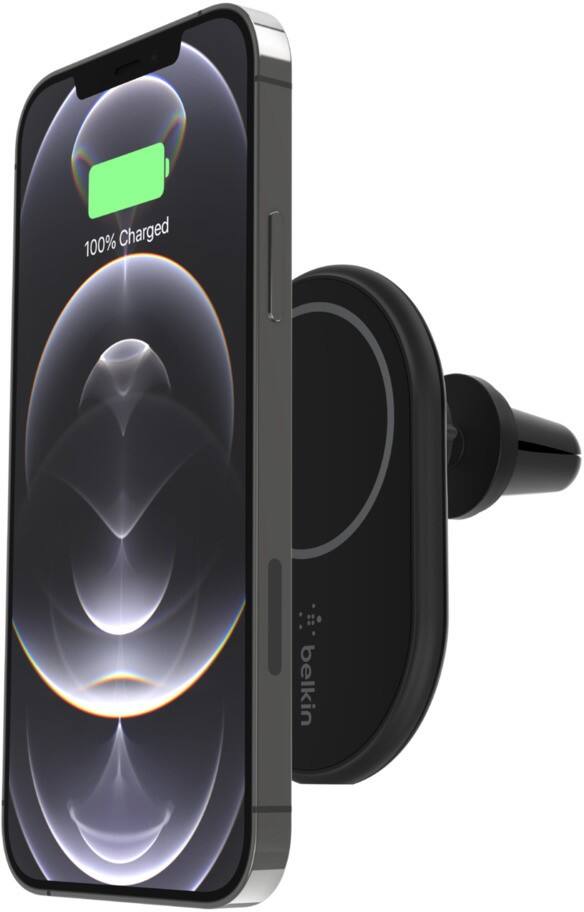 Belkin BoostCharge Draadloze auto-oplader Zwart