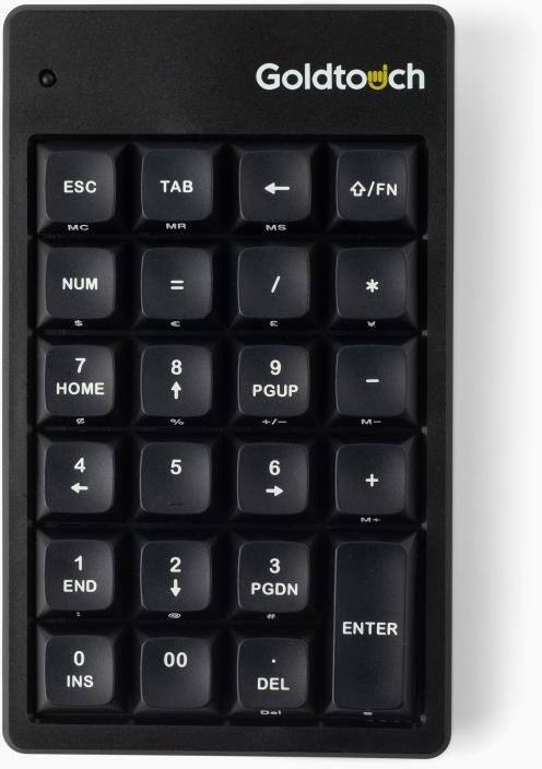 BakkerElkhuizen Goldtouch Toetsenbord Bedraad Zwart
