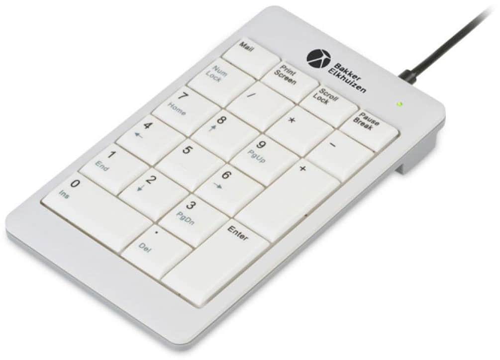 BakkerElkhuizen V2 Toetsenbord Grijs 955