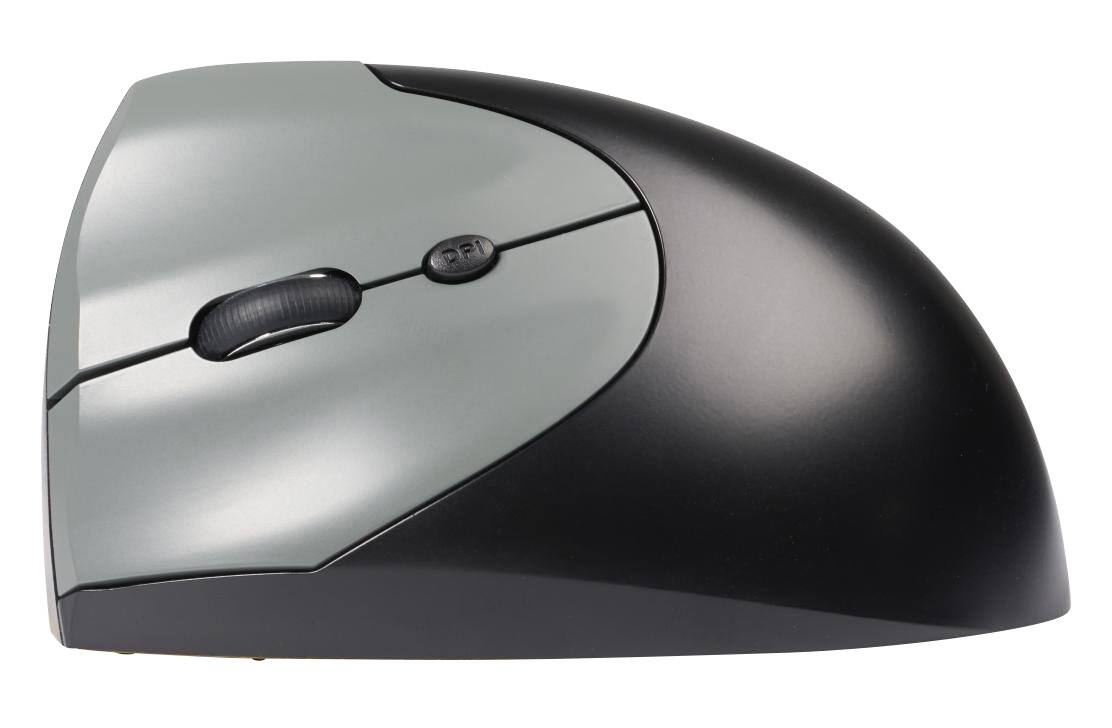 BakkerElkhuizen HandShake 3-Mode Muis Bedraad & Draadloos Met Bluetooth Grijs, zwart