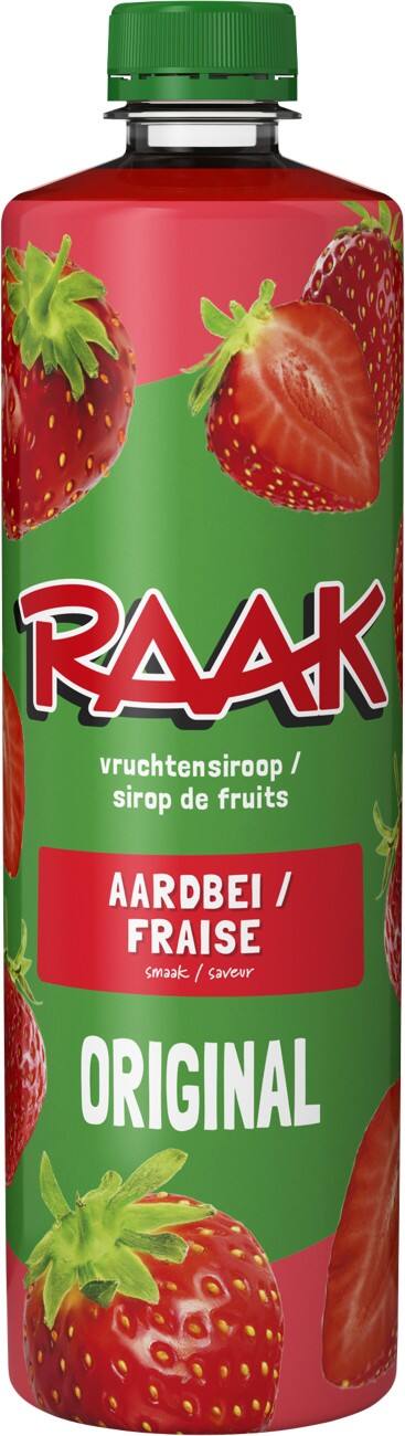 RAAK Aardbei Vruchtensiroop 750 ml